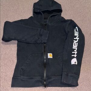 Carhartt Kids' Black Hoodie 10-12 medium